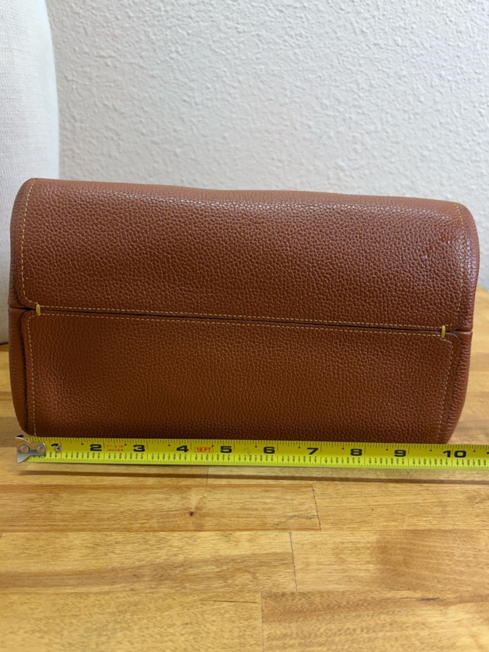 Coach Charlie Bucket Bag Saddle Tan Polished Pebble Leather Shoulder Bag 55200 - Picture 5 of 11